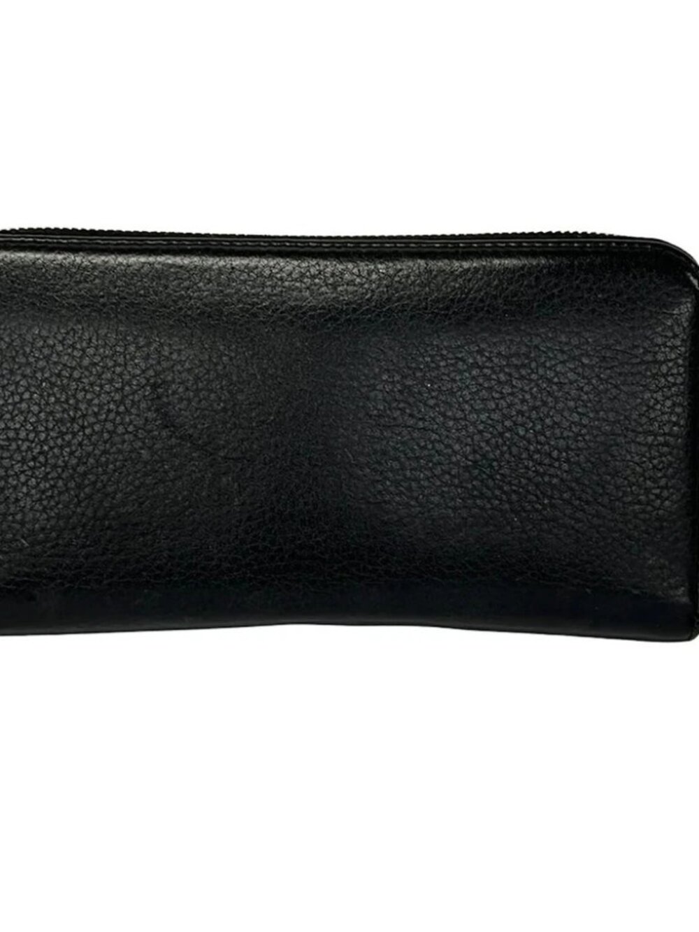 PRADA - Black Leather Long Wallet - Picture 2 of 6